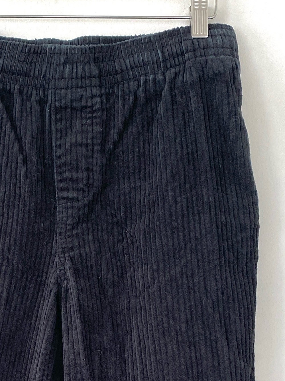 BDG Urban Outfitters Black Wide Corduroy Elastic-Waist Pants Sz S Minimal Chic - Picture 3 of 14